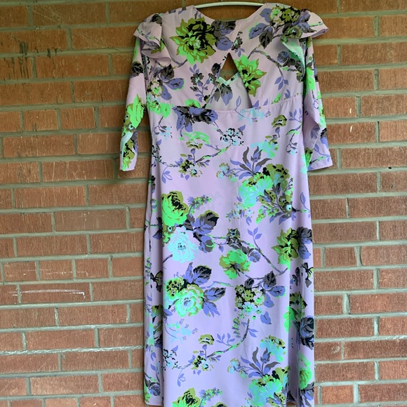 ASOS🌸Floral Tie Midi Dress - Picture 3 of 5